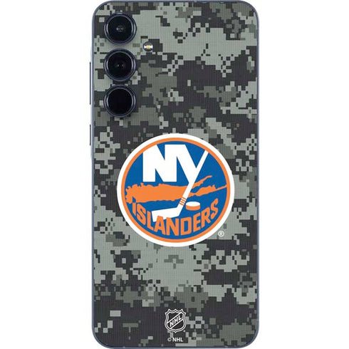 NHL New York Islanders Camo Galaxy A55 5G Skin